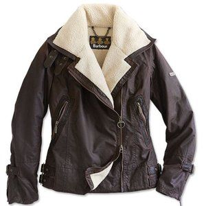 Barbour Ordanance Waxed Aviator Jacket - US10 / UK14